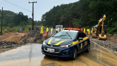 Redobre a atenção se for trafegar pelas estradas do Vale do Itajaí e de outras regiões do estado de Santa Catarina - Foto: divulgação/ redes sociais.