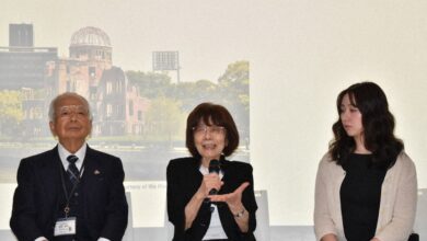 News in Easy English: Hiroshima bombing survivors talk with students in London
