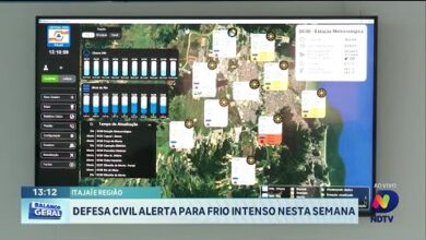 Defesa Civil alerta para frio intenso em Itajaí e monitora rio em Brusque