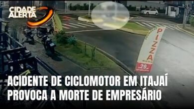 Empresário de Itajaí morre após acidente de ciclomotor na cidade