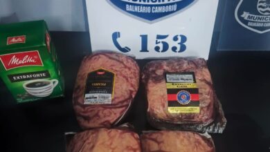Homem é preso após furtar picanha e café em supermercado de Balneário Camboriú