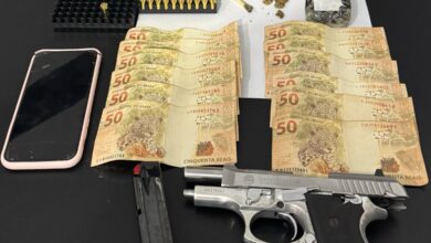 Jovem com histórico criminal é preso com pistola .380 e 51 munições em Balneário Camboriú