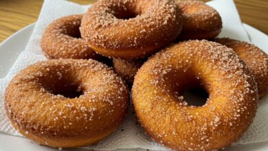 Receita de rosquinha caseira frita que fica sequinha e macia