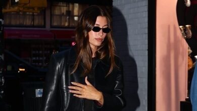 Hailey Bieber Was Photographed Not Wearing Wedding Ring on Girls’ Night in New York City