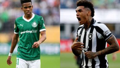 veja onde assistir aos jogos de Palmeiras e Botafogo nesta quinta