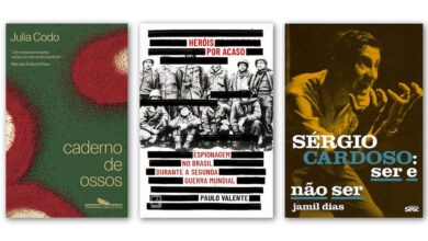 Montagem com as capas dos livros