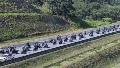 Motociata causa lentidão na Bandeirantes e Anhanguera