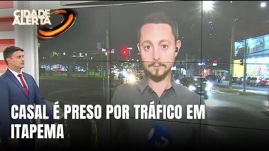 Casal é preso durante operação contra o tráfico de drogas em Itapema