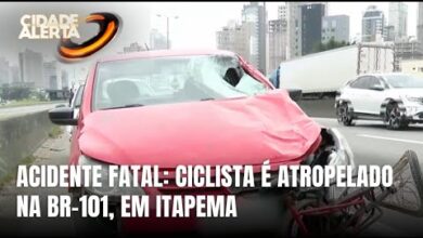 Ciclista morre atropelado ao atravessar BR-101 em Itapema
