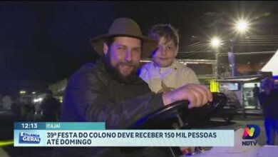 Festa do Colono em Itajaí deve atrair 150 mil visitantes até domingo