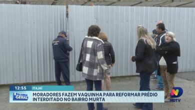 Moradores de Itajaí fazem vaquinha para reformar prédio interditado