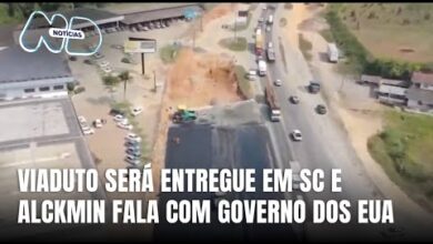 Renan Filho vem a SC e Alckmin trata de tarifas com EUA