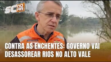 Alto Vale do Itajaí terá rios desassoreados para reduzir enchentes