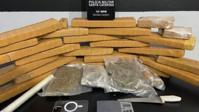 Traficante é preso em Balneário Camboriú com quase 18 kg de drogas