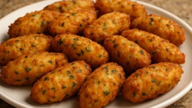 Bolinho de arroz na airfryer: fácil, crocante e delicioso