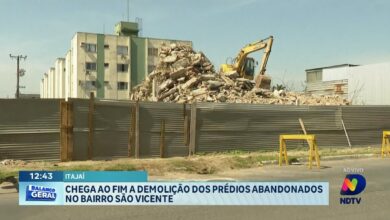 Demolição de prédios abandonados no São Vicente chega ao fim