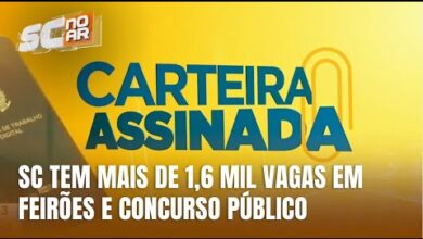 Carteira Assinada: feirões de emprego e concurso público oferecem vagas em Santa Catarina