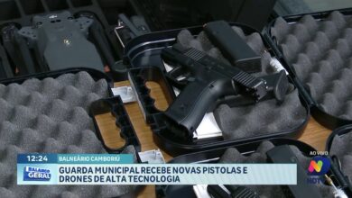 Guarda Municipal de BC recebe novas pistolas e drones modernos