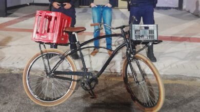 Homem é flagrado com bicicleta furtada e preso por receptação na Rua Corupá