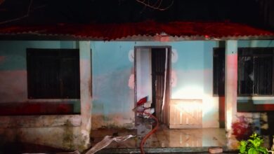 Casa pega fogo no bairro São Paulo em Navegantes