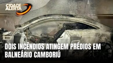 Dois incêndios atingem prédios em Balneário Camboriú nas últimas 24h