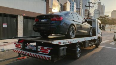 Motorista faz borrachão na Barra Sul e tem BMW apreendido em Balneário Camboriú