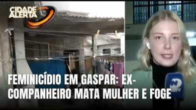 Mulher é assassinada em Gaspar e ex-companheiro está foragido
