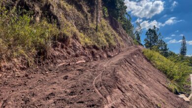 Encostas da Estrada da Rainha e Avenida Rui Barbosa passam por obras de contenção