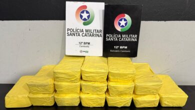 Polícia Militar apreende 15 kg de crack e prende homem em Camboriú