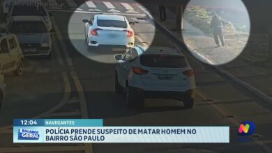 Polícia prende suspeito de homicídio no bairro São Paulo, em Navegantes