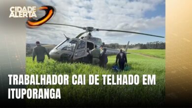 Trabalhador fica ferido após queda de telhado em Ituporanga