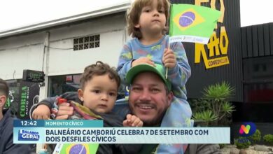 Balneário Camboriú tem dois desfiles e Balneário Piçarras reúne 2 mil no 7nde setembro