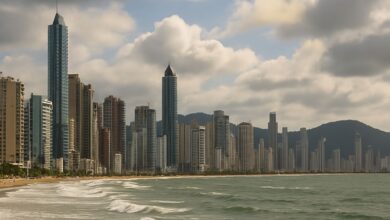 Balneário Camboriú terá sol entre nuvens e chance de chuva fraca no fim de semana