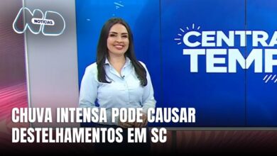 Central do Tempo – Defesa Civil mantém alerta de temporais em várias regiões de SC