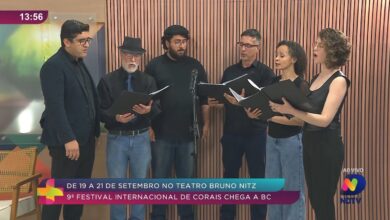9º Festival Internacional de Corais acontece no Teatro Bruno Nitz