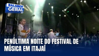 Itajaí celebra a penúltima noite do Festival de Música 2025