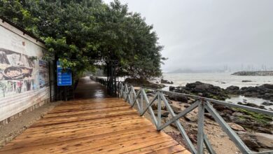 Obras do deck do Pontal Norte seguem atrasadas e Prefeitura lança nova licitação