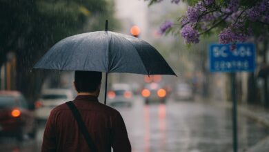 Primavera traz volta das chuvas a SC e risco maior de temporais