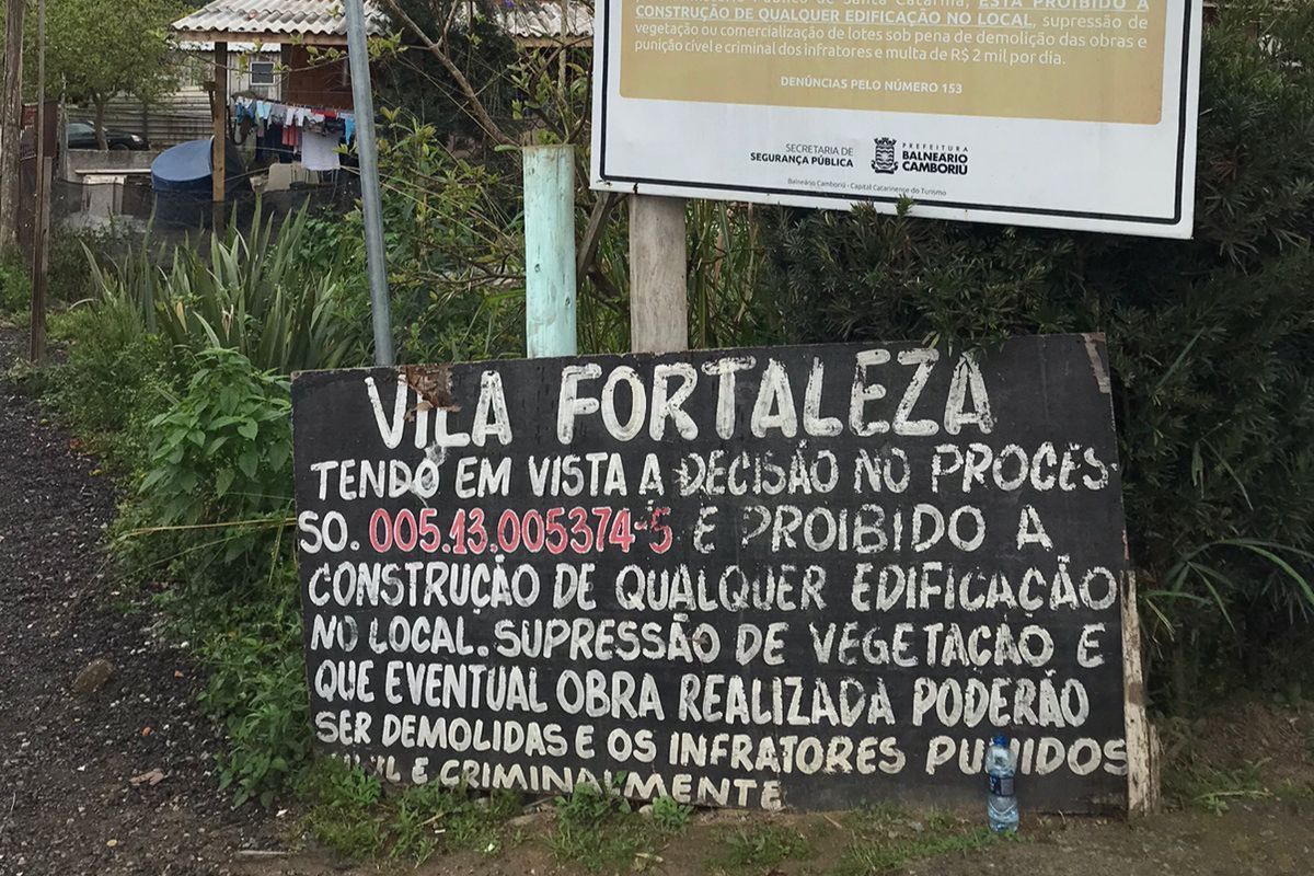 Vila Fortaleza tem cerca de 400 famílias Foto: Divulgação/Câmara dos Vereadores/ND