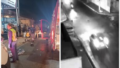 Vídeo mostra acidente em que motociclista morre em SC