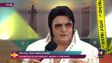 Fábio Cadôr interpreta Elvis Presley e agita o Ver Mais neste sexta