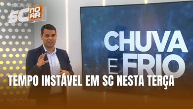 Central do Tempo – Frente fria deixa resquícios e causa chuva no Norte de SC