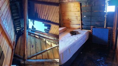 Geladeira causa incêndio em casa de madeira no Rio do Meio, em Camboriú