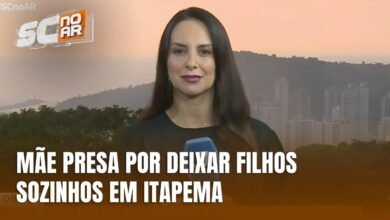 Mãe é presa após deixar filhos sozinhos em casa em Itapema