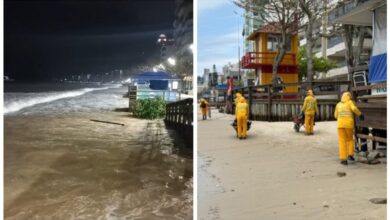 Mar destrói segunda orla mais valorizada do Litoral de SC