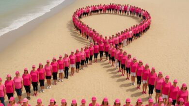 Mulheres formarão laço humano gigante na Praia Central de Balneário Camboriú neste domingo