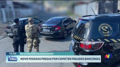 Operação prende nove suspeitos de fraudes bancárias em Santa Catarina
