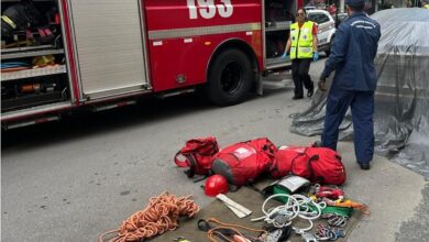 Trabalhador sobrevive a queda de 20 metros em SC