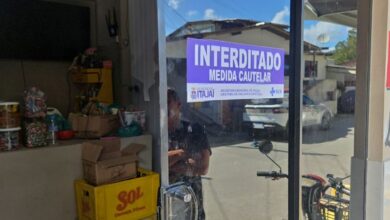 mercado é fechado em SC