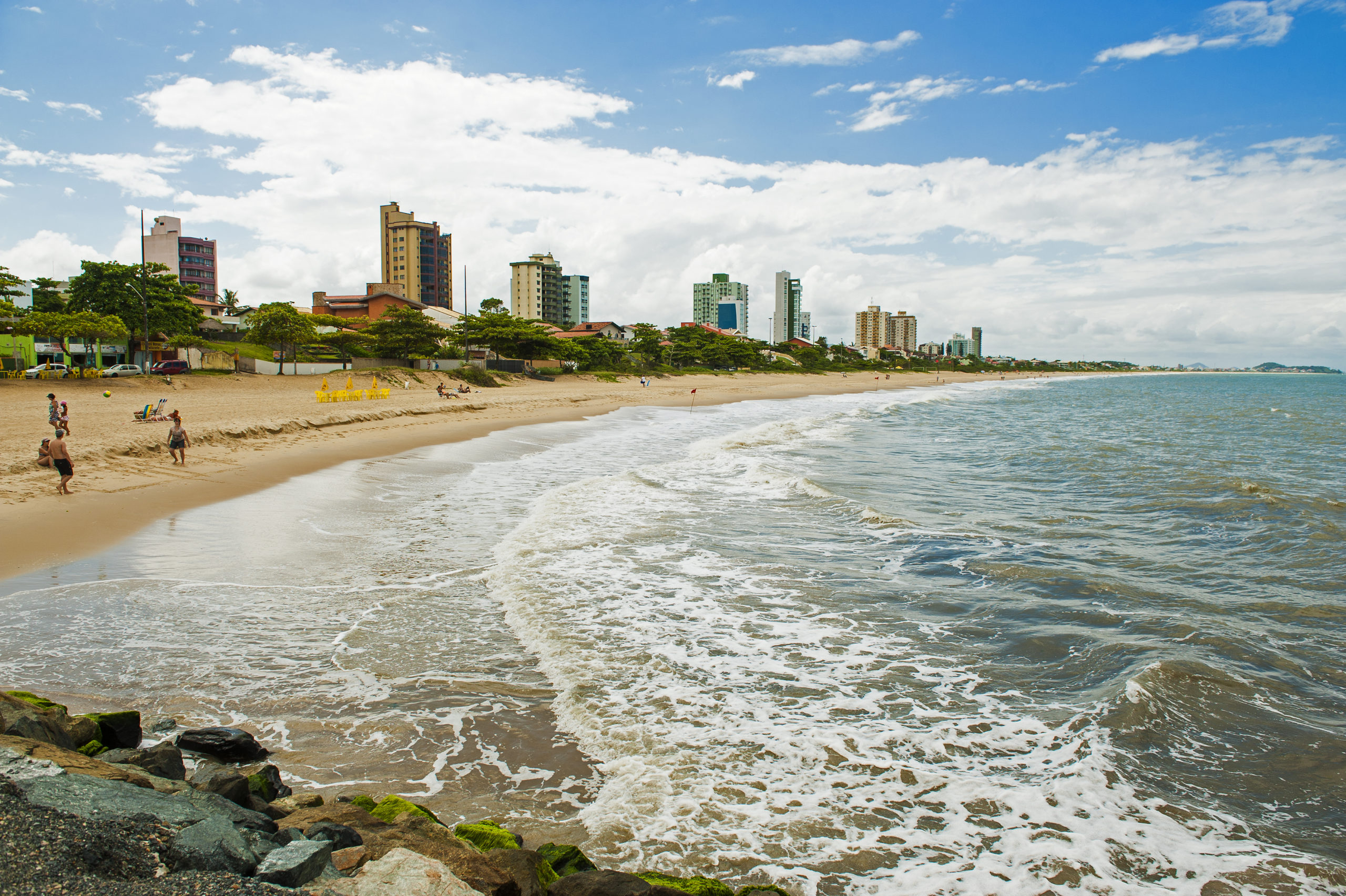 Praia Central, em Balneário Piçarras